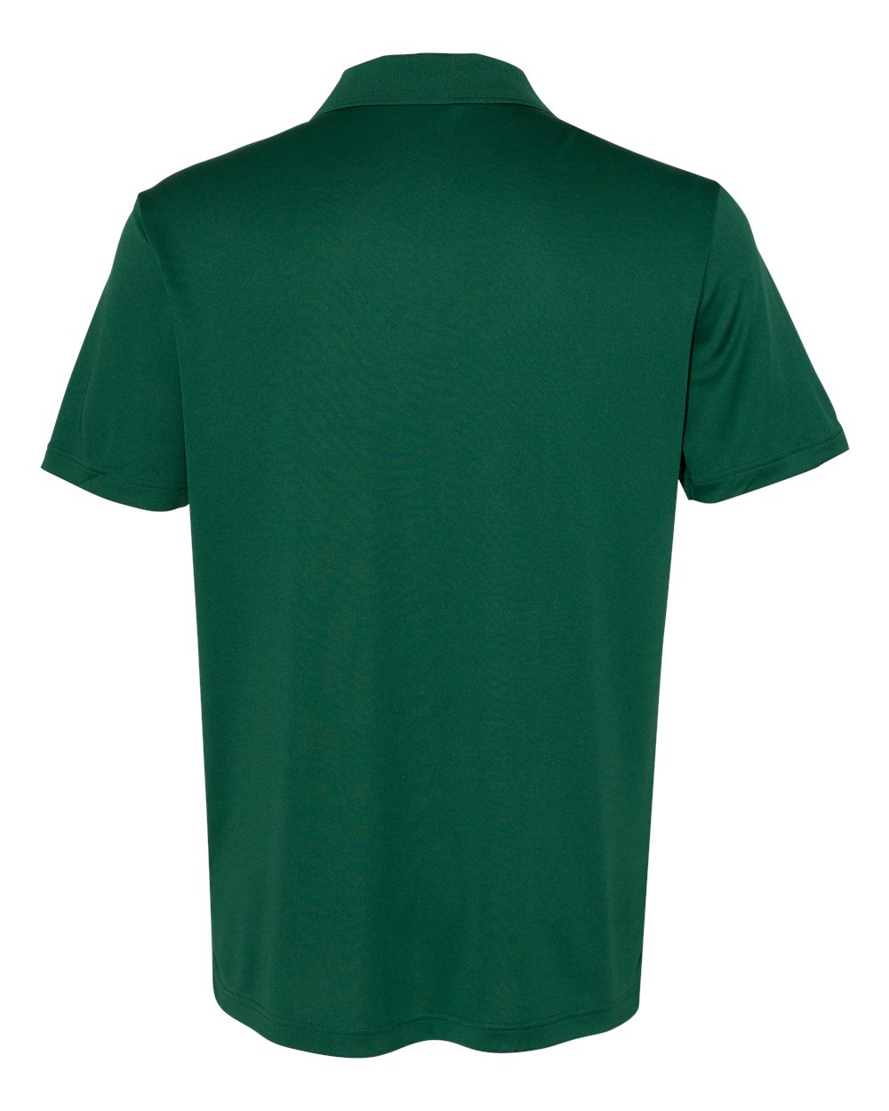 Front View of Collegiate Green Performance Polo - A230