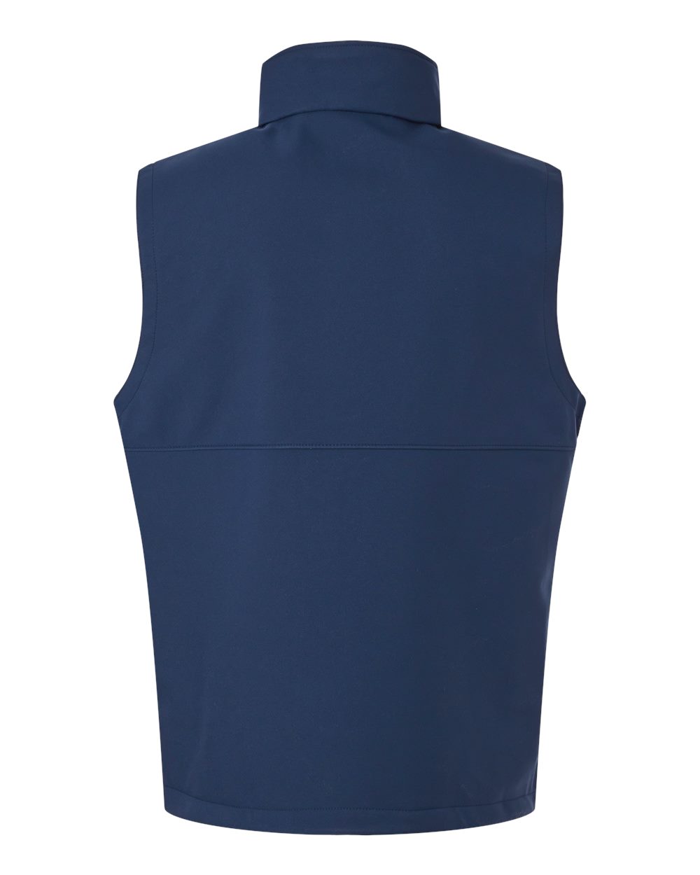 Front View of Collegiate Navy Ascender™ II Soft Shell Vest - 209047