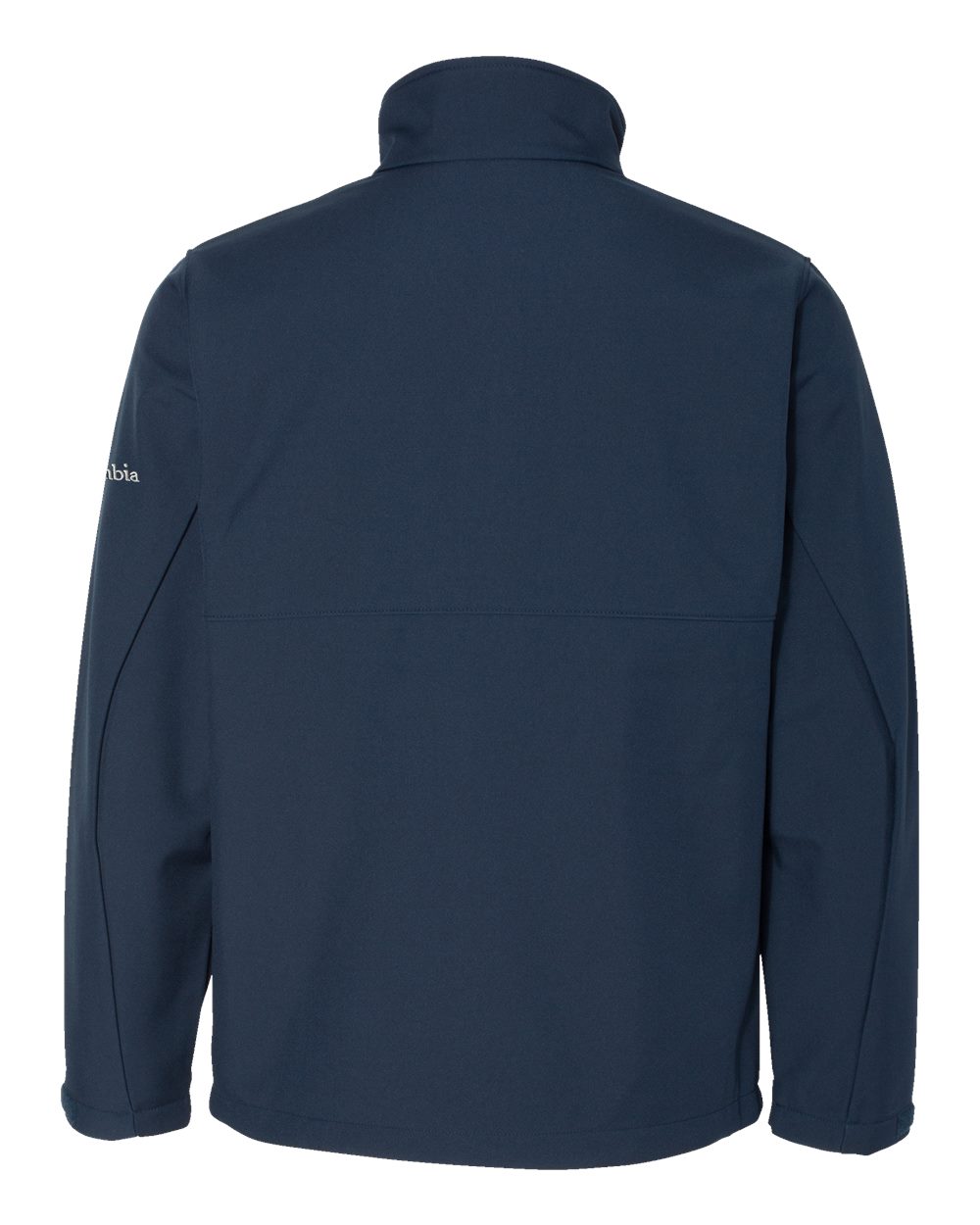 Front View of Collegiate Navy Ascender™ Soft Shell Jacket - 212483
