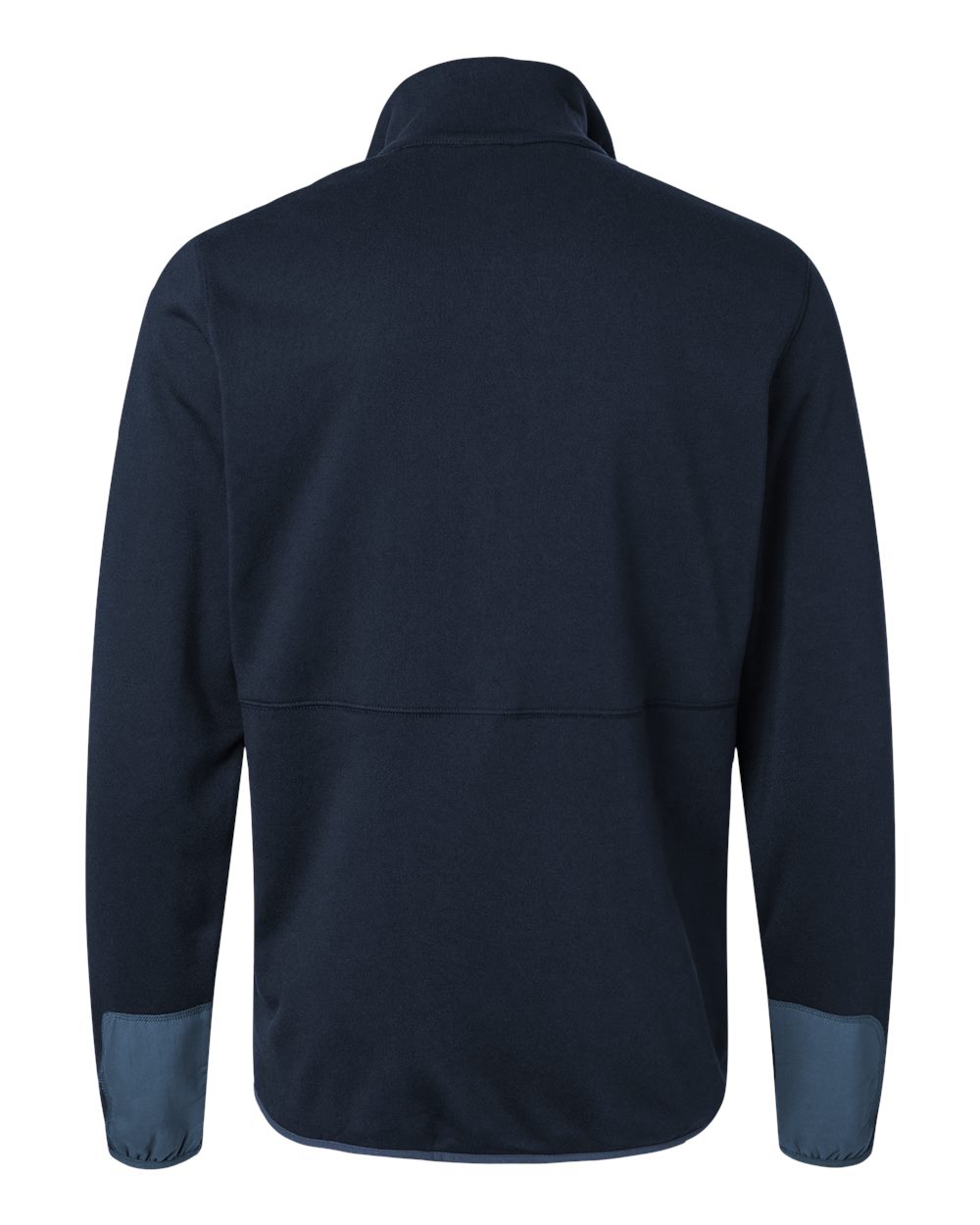 Rear View of Collegiate Navy/ Dark Mountain Columbia Hike™ II Half-Zip Pullover - 209760