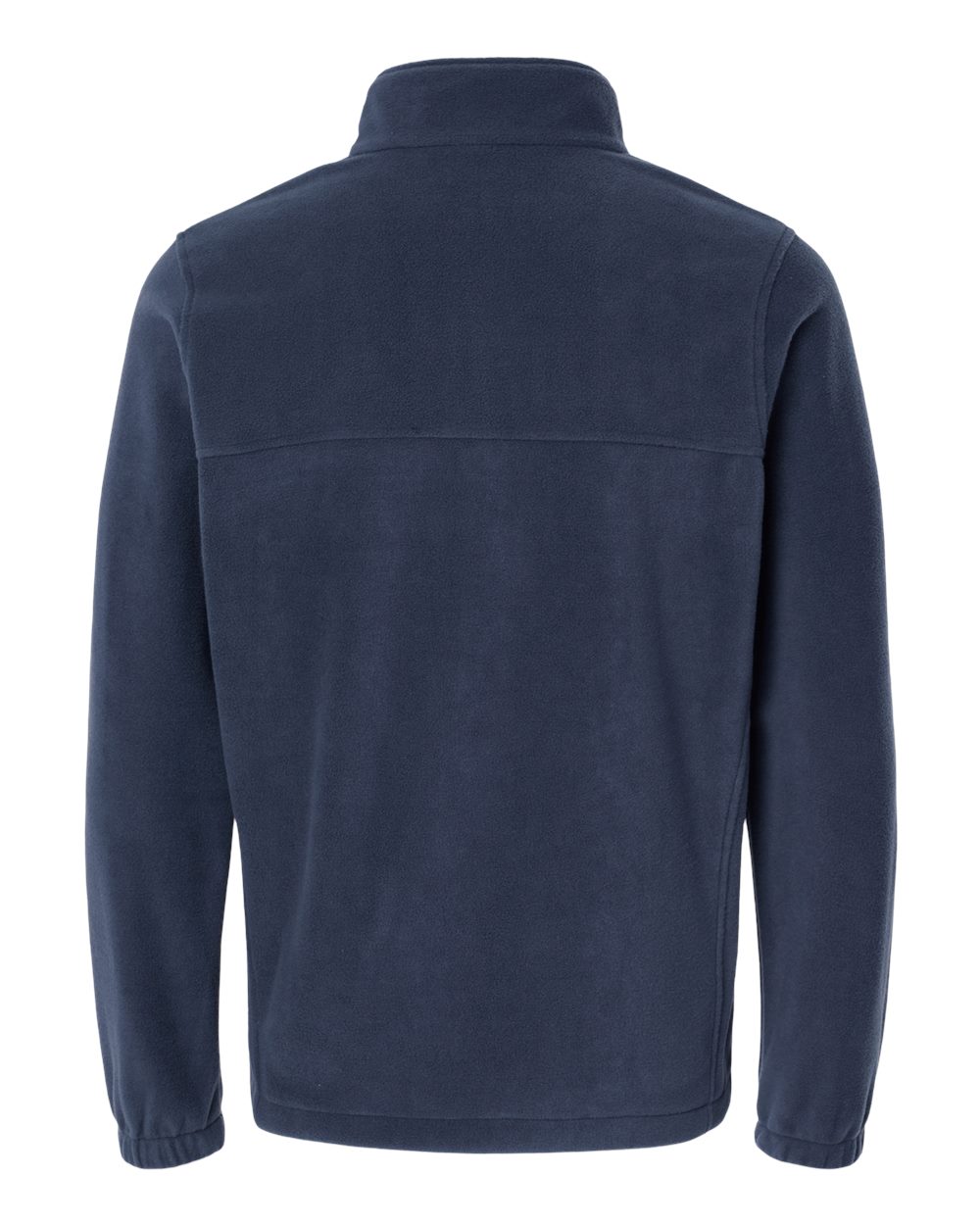 Rear View of Collegiate Navy Steens Mountain™ Fleece Quarter-Zip Pullover - 162019