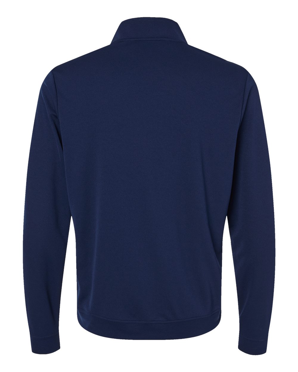 Front View of Collegiate Navy/ White Lightweight Quarter-Zip Pullover - A2002