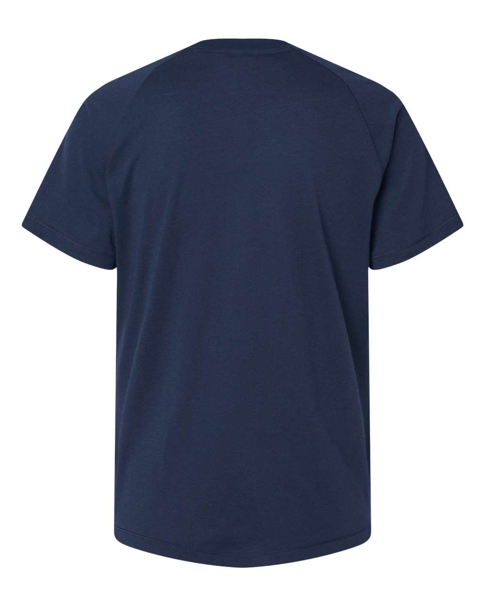 Front View of Collegiate Navy Women's Blended T-Shirt - A557