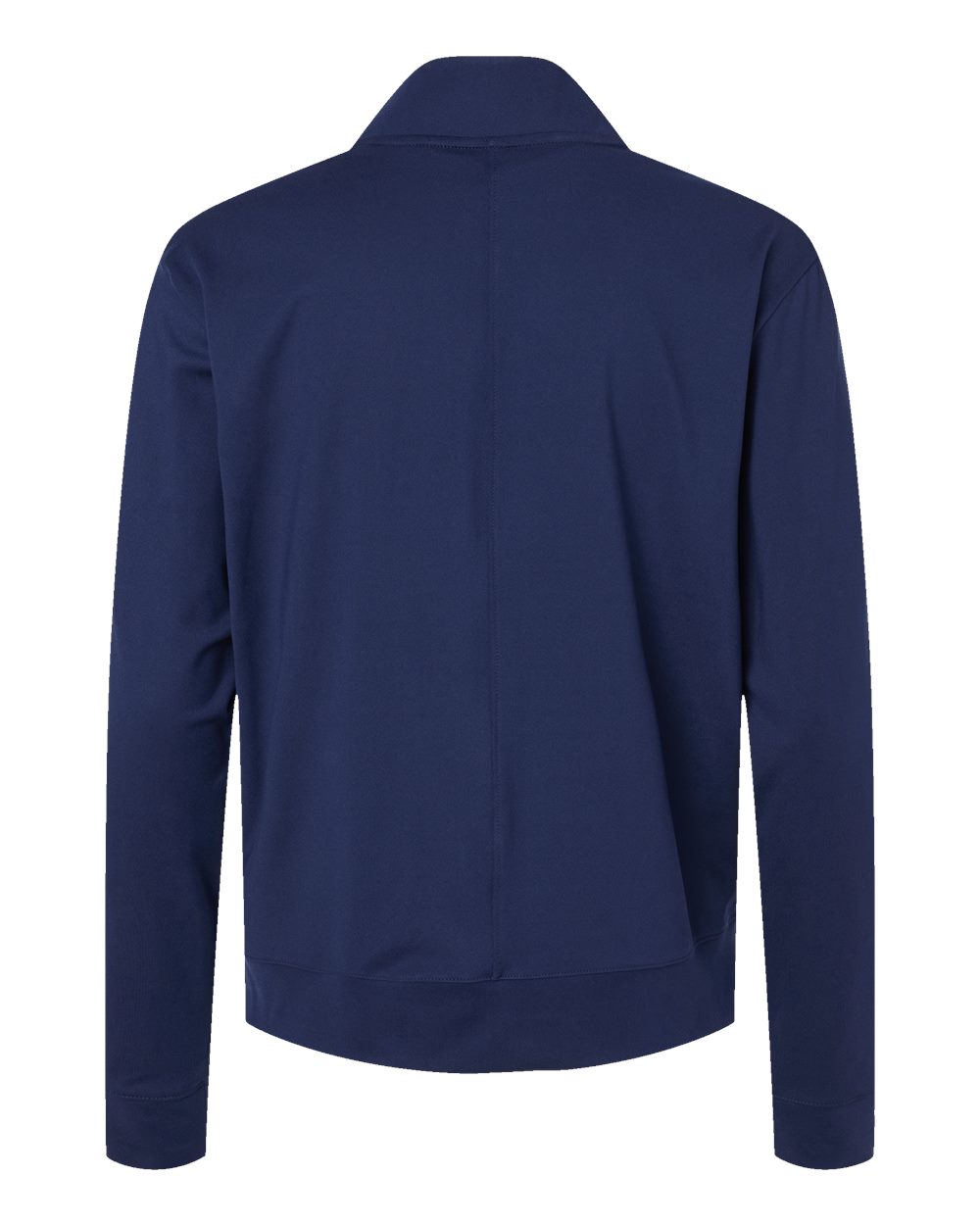 Rear View of Collegiate Navy Women&#39;s Ultimate365 Quarter-Zip Pullover - A1002