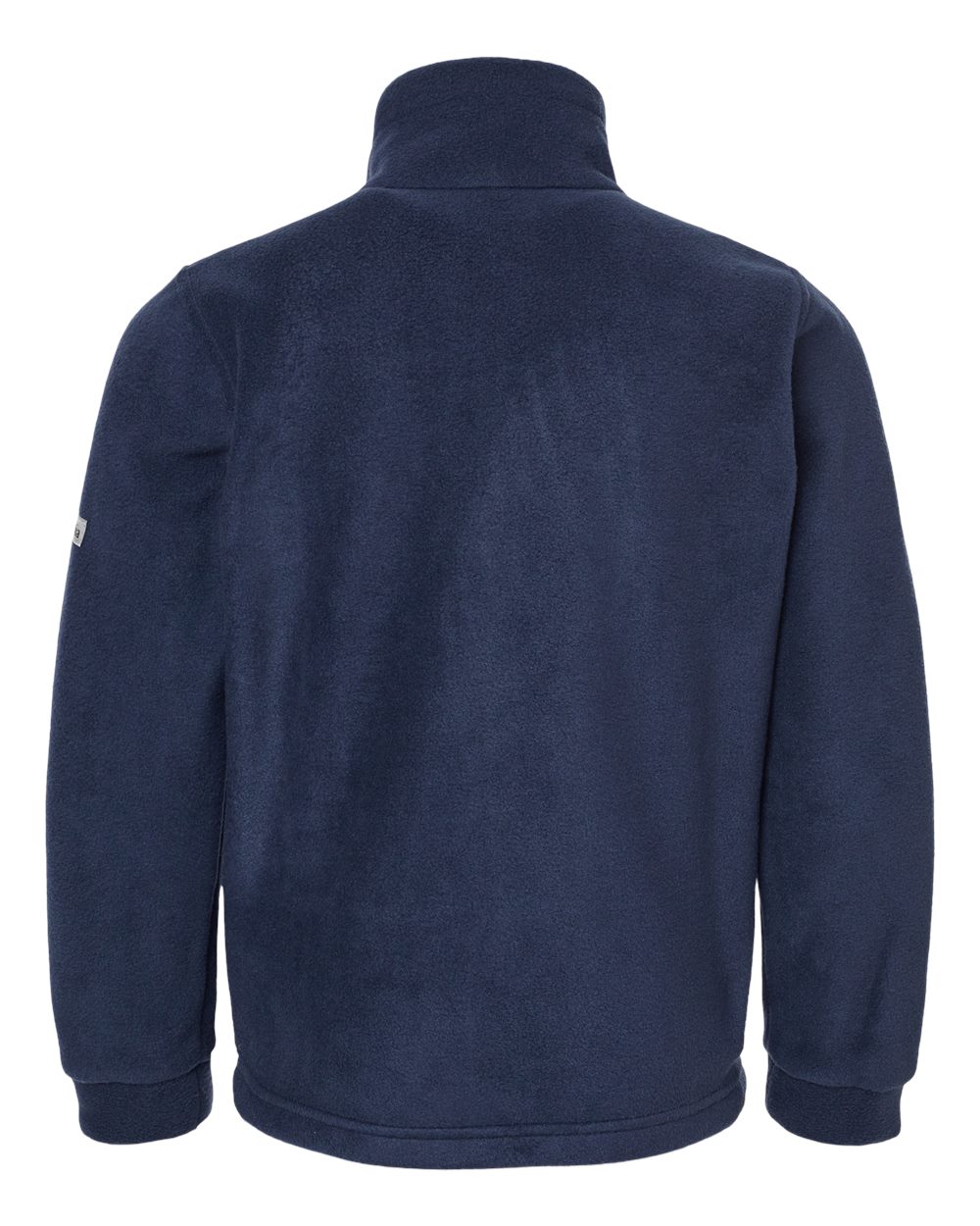 Front View of Collegiate Navy Youth Steens Mountain™ II Fleece Full-Zip Jacket - 212479