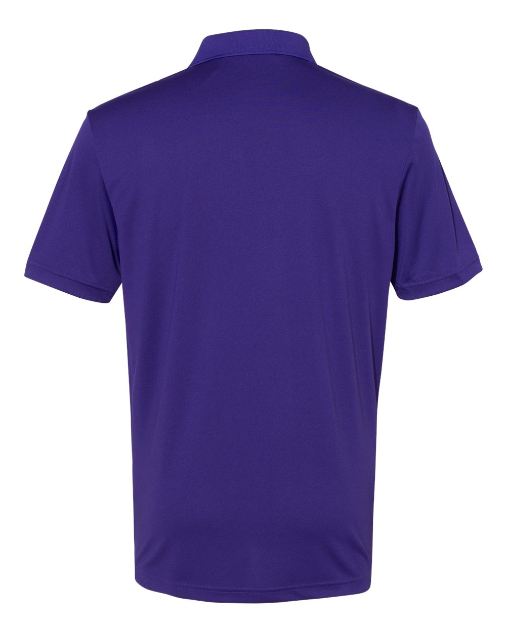 Front View of Collegiate Purple Performance Polo - A230
