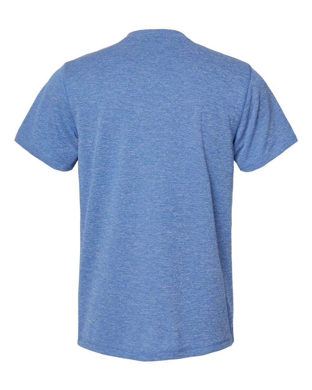 Front View of Collegiate Royal Heather Sport T-Shirt - A376