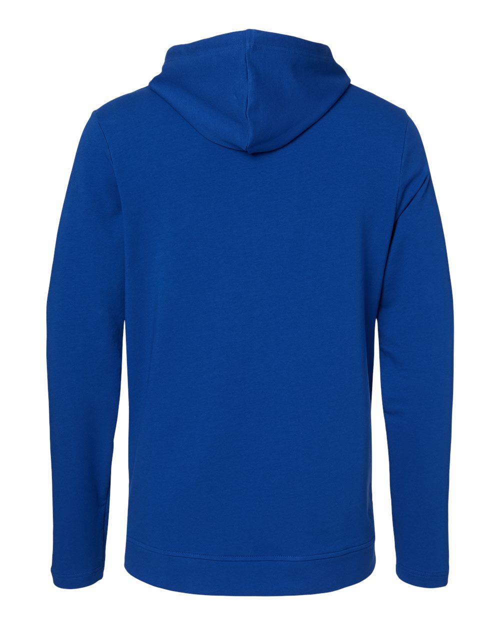 Front View of Collegiate Royal Lightweight Hooded Sweatshirt - A450