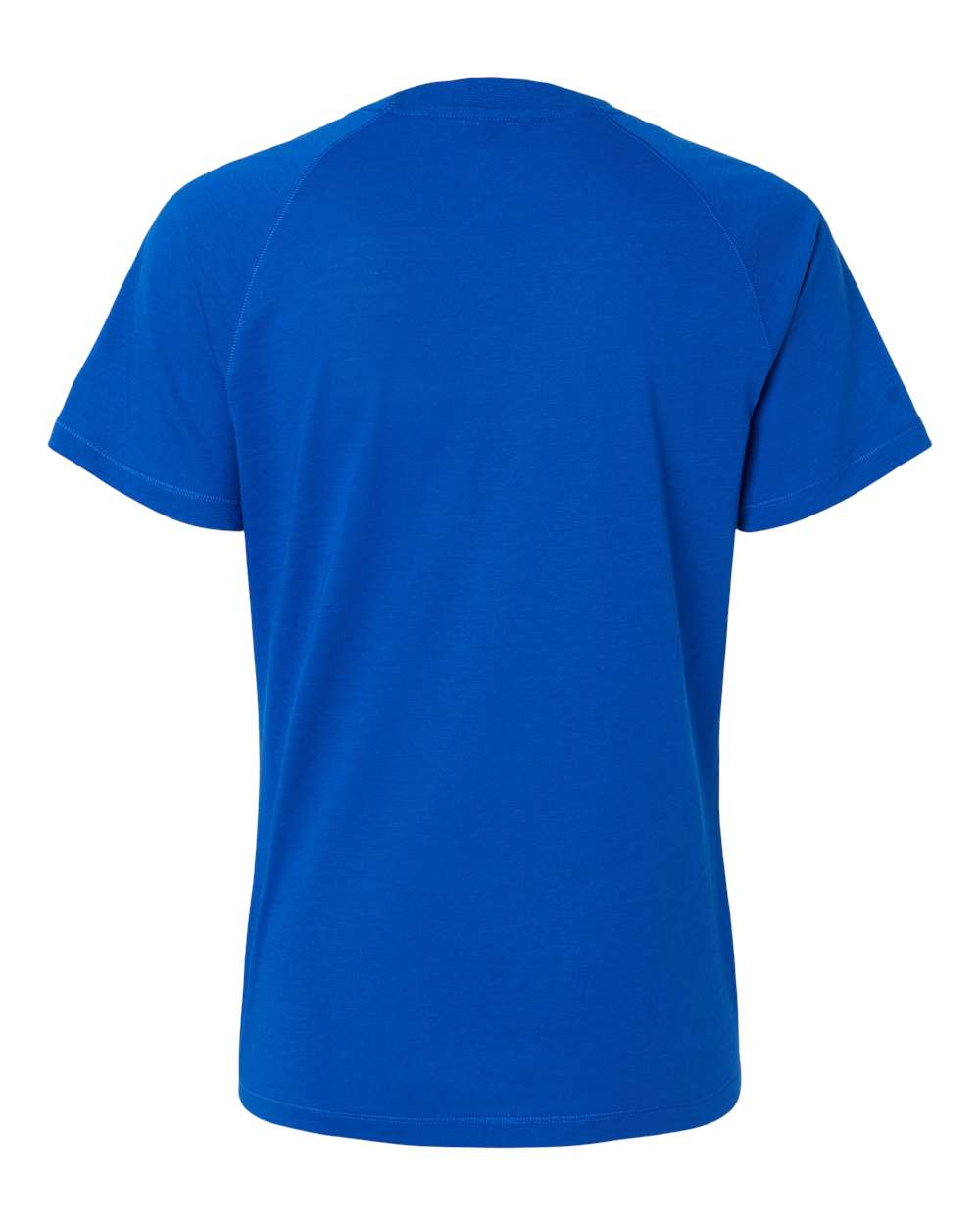 Front View of Collegiate Royal Women's Blended T-Shirt - A557
