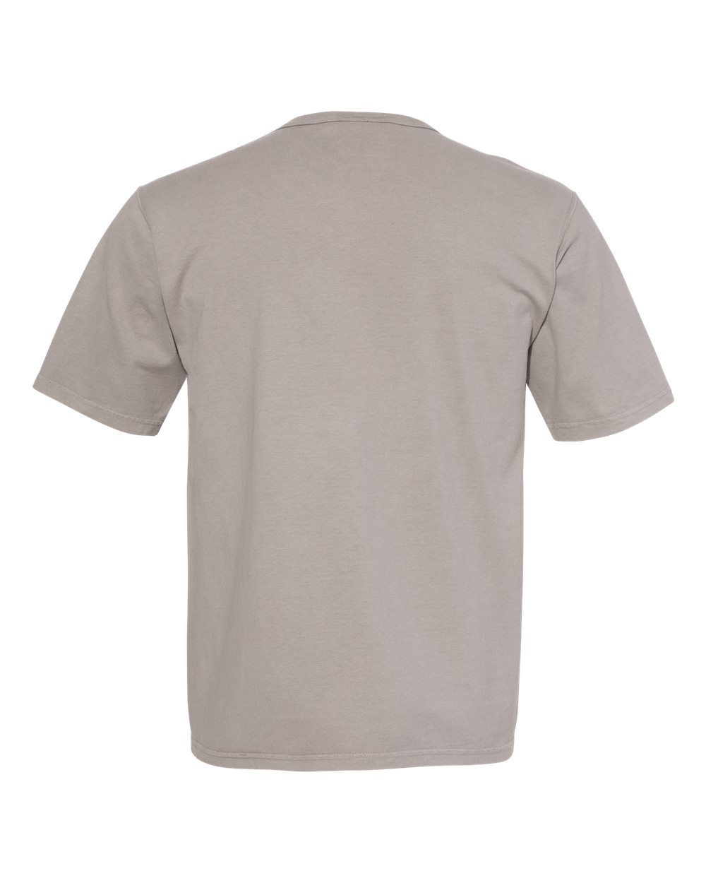 Rear View of Concrete Garment-Dyed T-Shirt - CD100