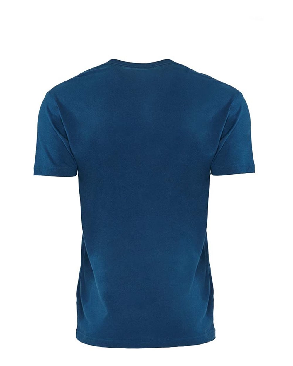 Front View of Cool Blue Cotton Pocket T-Shirt - 3605