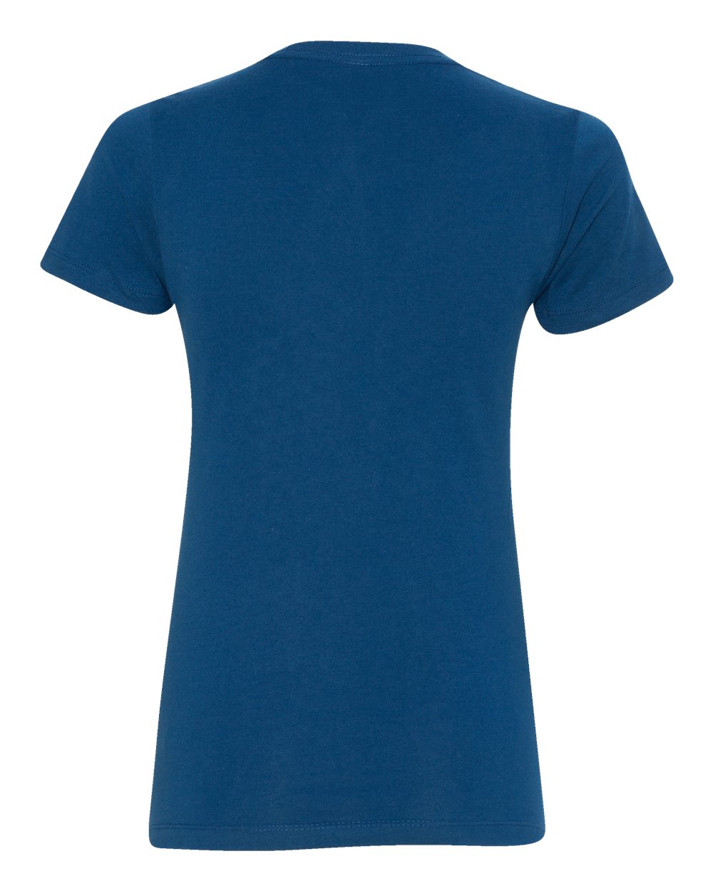 Front View of Cool Blue Women’s Cotton T-Shirt - 3900