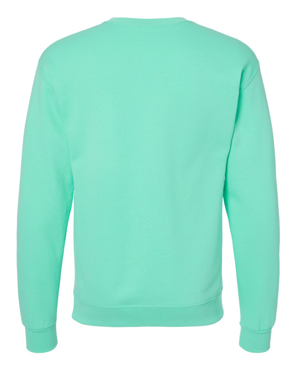 Front View of Cool Mint NuBlend® Crewneck Sweatshirt - 562MR