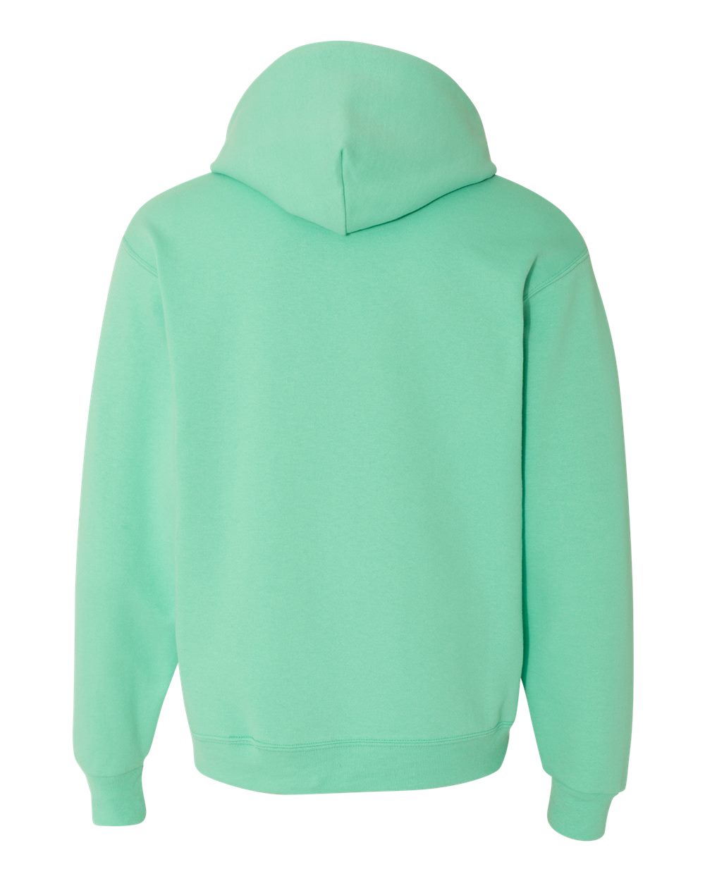 Front View of Cool Mint NuBlend® Hooded Sweatshirt - 996MR