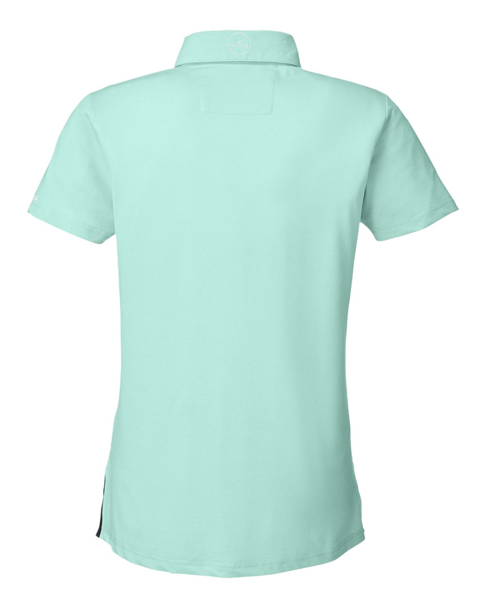 Rear View of Cool Mint Women's Saltwater Polo - N17923