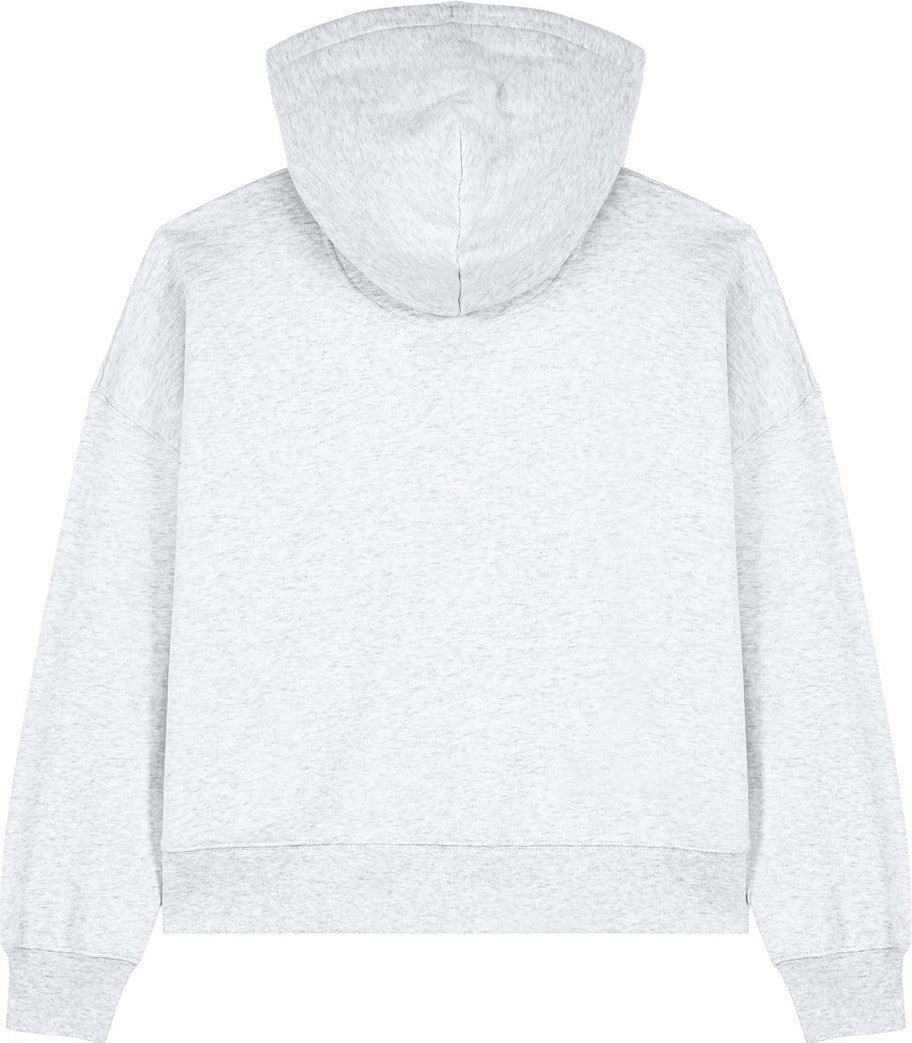 Front View of CoolHtrGry Stanley/Stella Women's Stella Ida Full-Zip Hooded Sweatshirt SXW037