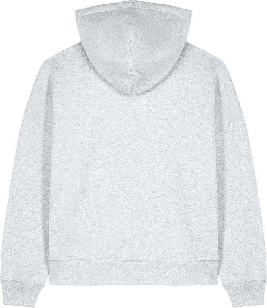 Front View of CoolHtrGry Stanley/Stella Women's Stella Nora Hooded Sweatshirt SXW035