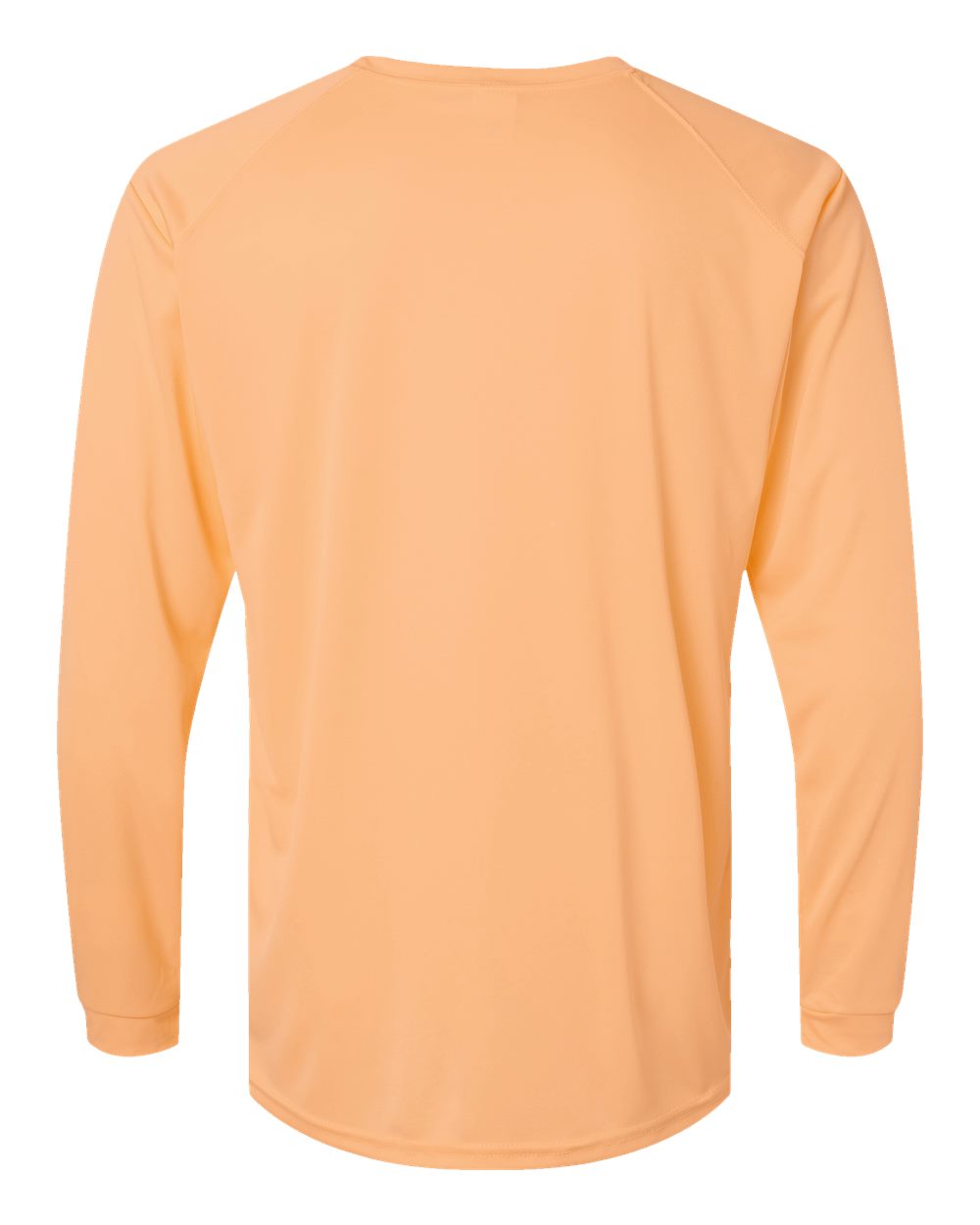 Front View of Coral Long Islander Performance Long Sleeve T-Shirt - 210
