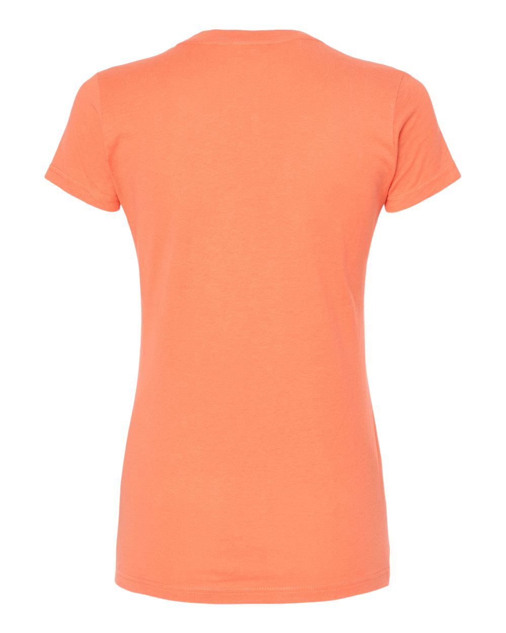 Rear View of Coral Women&#39;s Fine Jersey Slim Fit T-Shirt - 213