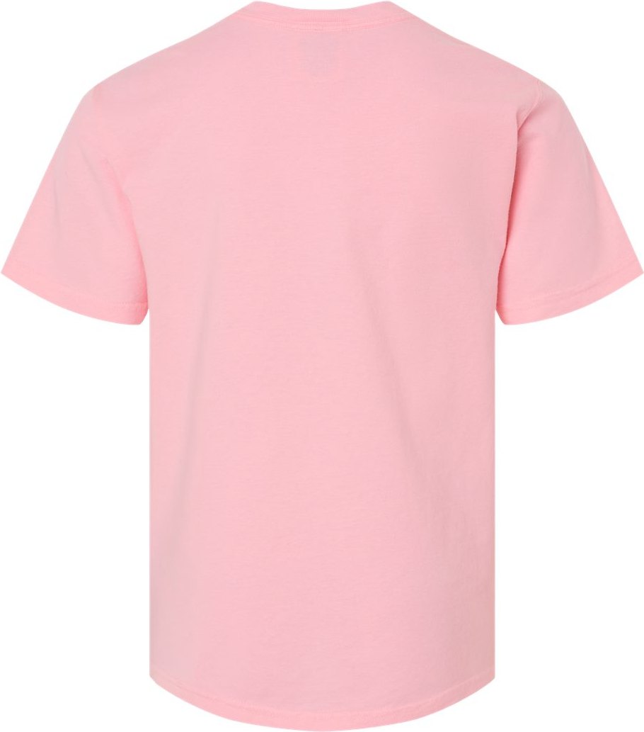 Rear View of Cotton Candy Garment-Dyed Youth T-Shirt - GDH175