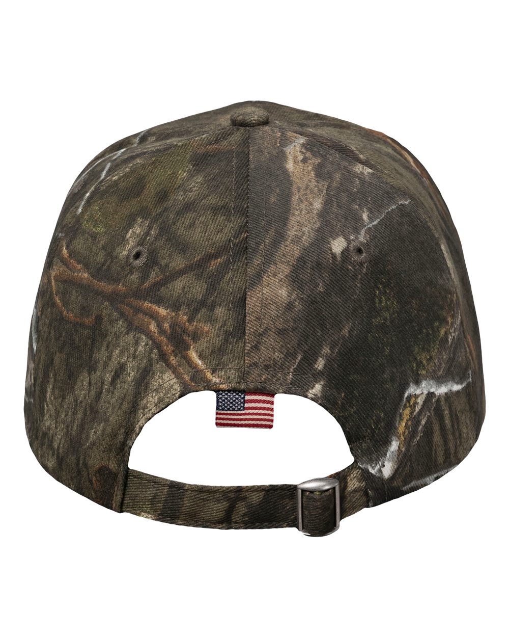 Front View of Country DNA/ USA Flag Camo Woven USA Flag Cap - LC350