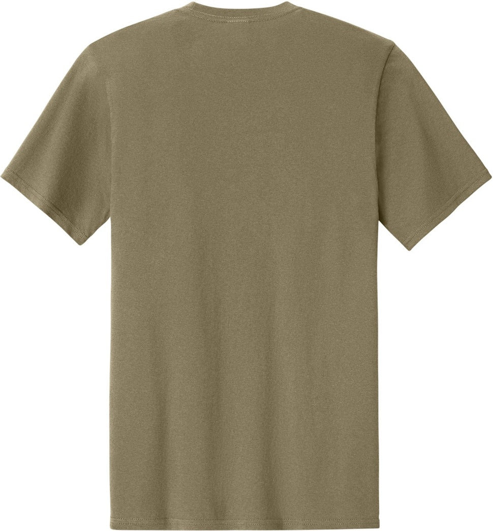 Front View of CoyoteBrn Port & Co Easy Cotton Tee PC43