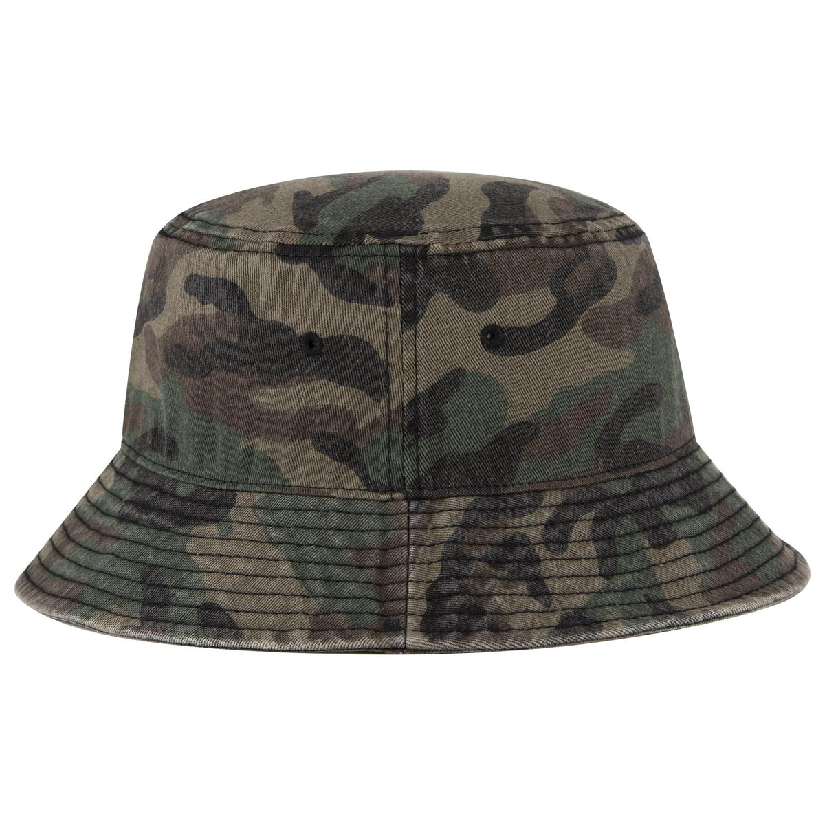 Rear View of CP004 - Camo 004 OTTO CAP Bucket Hat