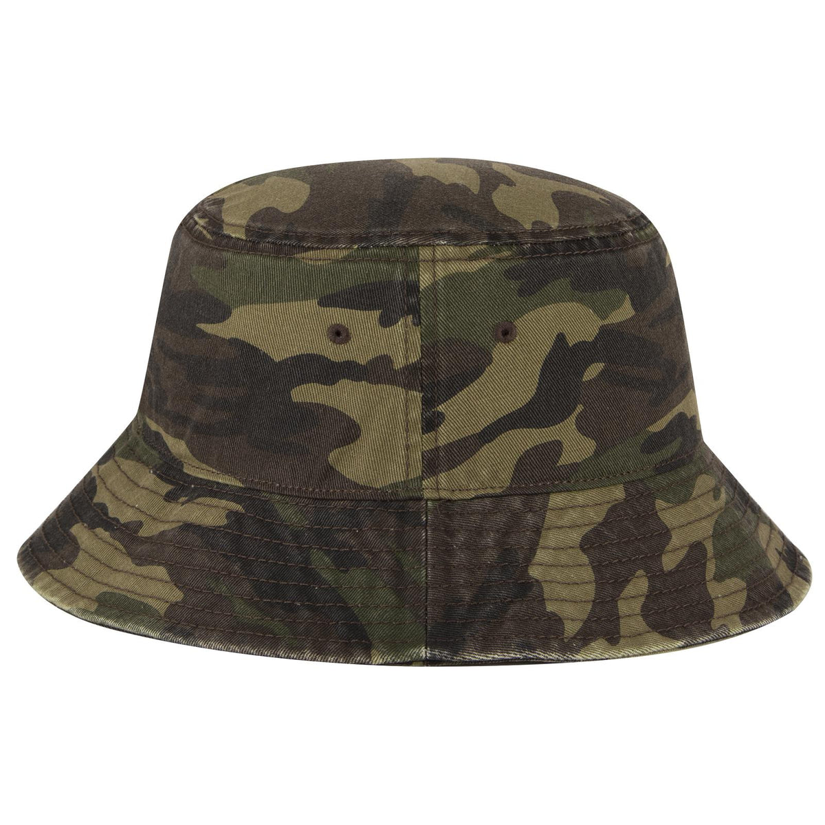Rear View of CP008 - Camo 008 OTTO CAP Bucket Hat
