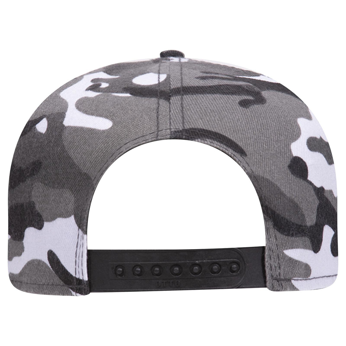 Rear View of CP025 - Camo 025 OTTO CAP "OTTO SNAP" 6 Panel Pro Style Snapback Hat