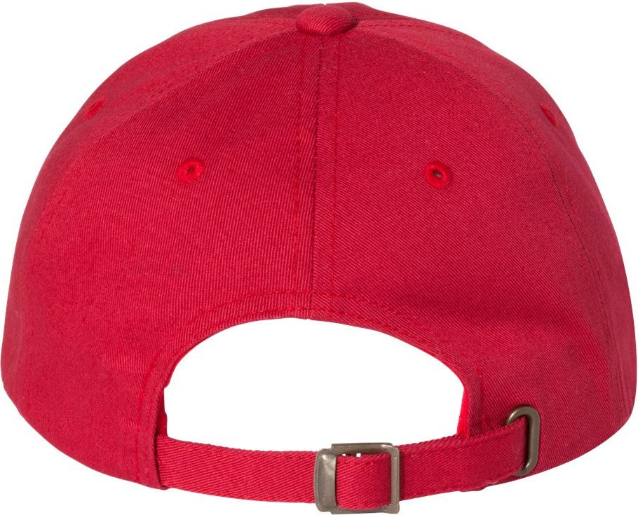 Rear View of Cranberry Classic Dad Hat - 6245CM