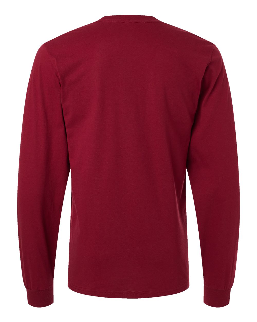 Rear View of Cranberry Fine Jersey Long Sleeve Tee - 2007
