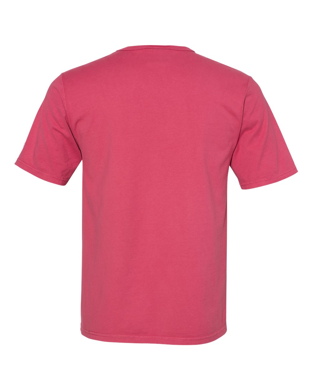 Front View of Crimson Garment-Dyed T-Shirt - CD100