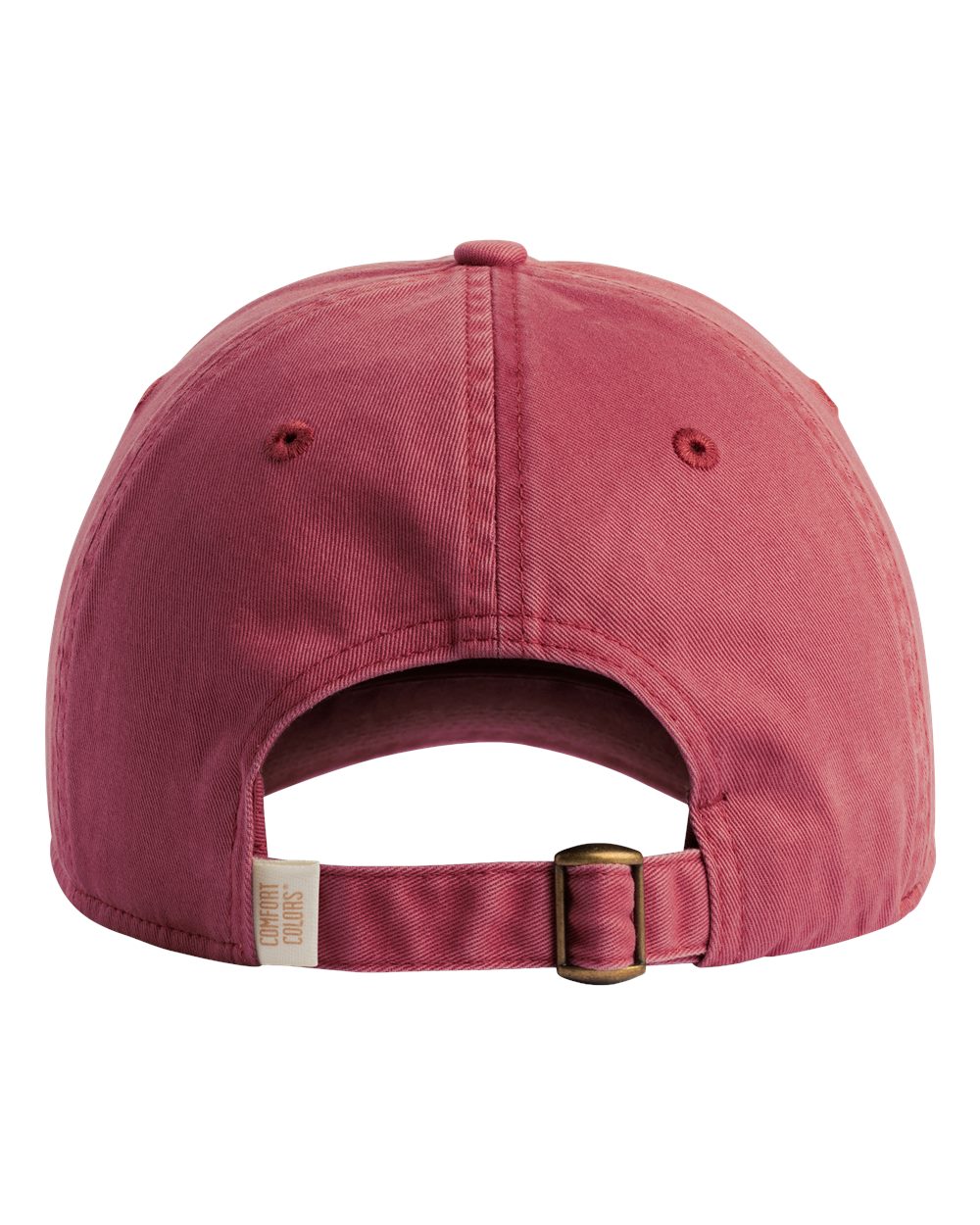 Rear View of Crimson Sunwashed Cap - CCSC0 plain