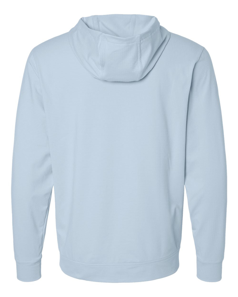 Rear View of Crystal Sky Ultimate Elevated Hoodie - A2009 plain