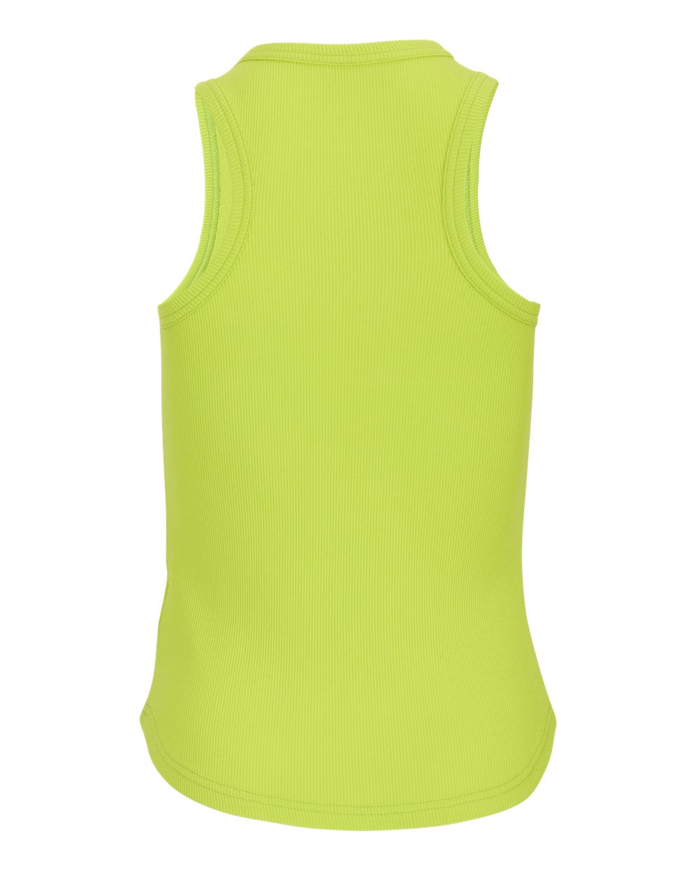 Front View of Cyber Lime Women's Adrienne Tank Top - BW2501