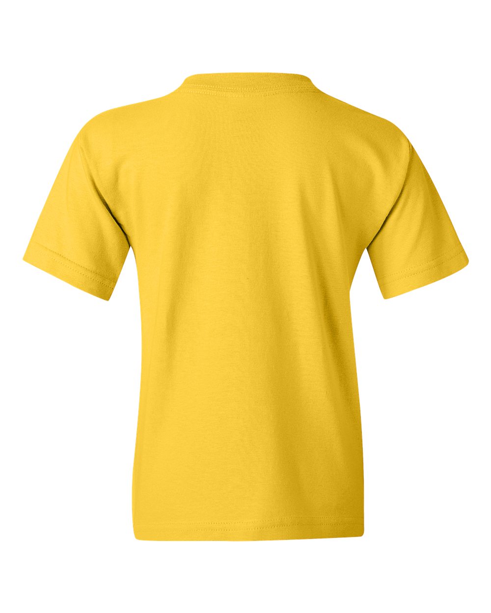 Rear View of Daisy Heavy Cotton™ Youth T-Shirt - 5000B