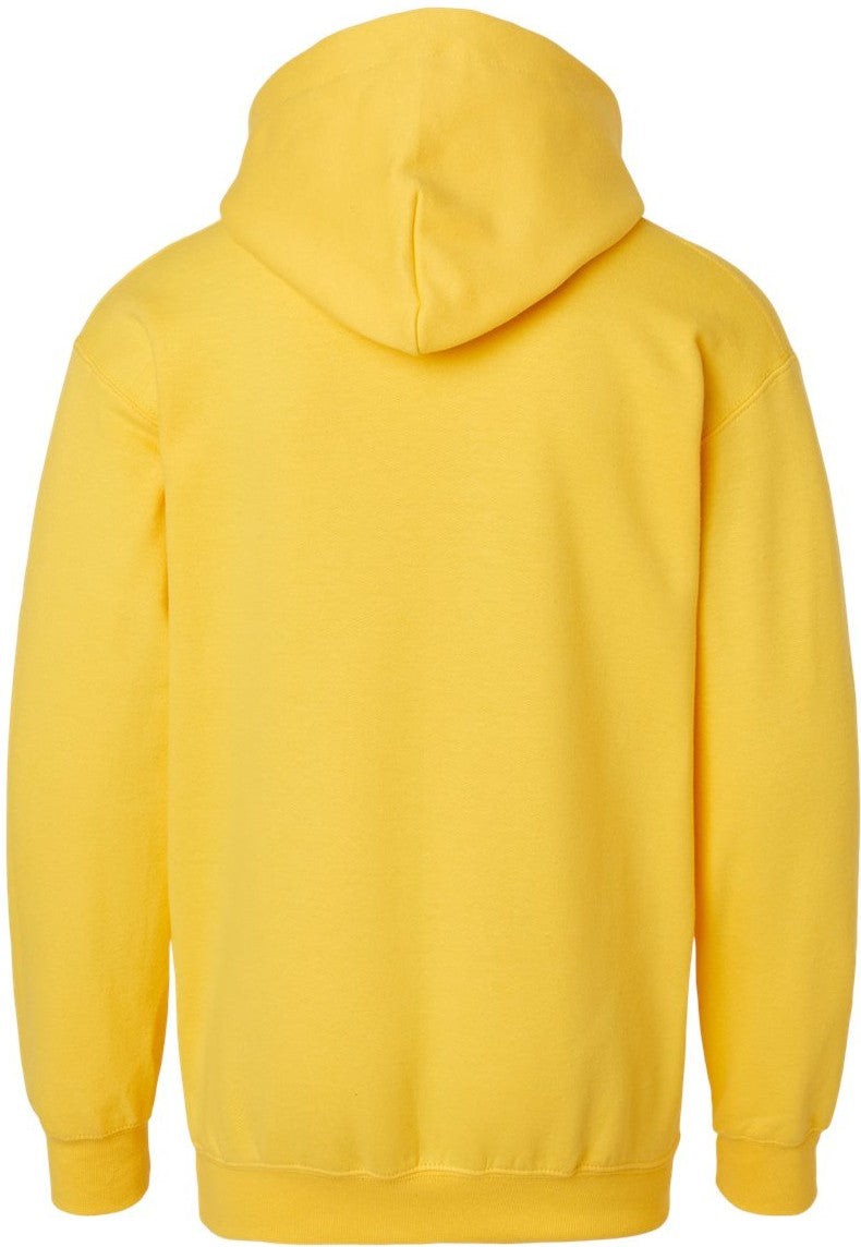 Front View of Daisy Softstyle® Youth Midweight Hooded Sweatshirt - SF500B