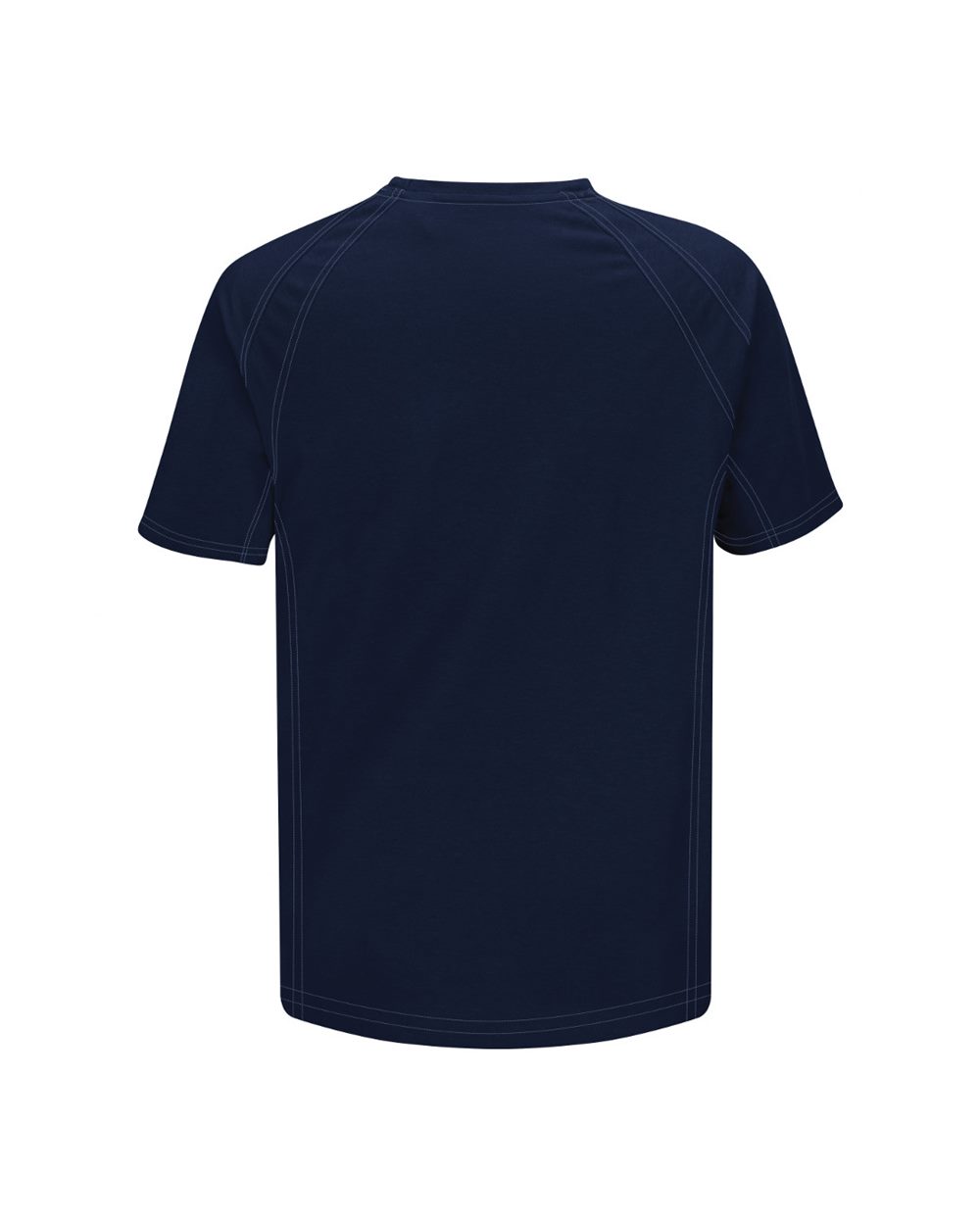 Front View of Dark Blue iQ Series® Short Sleeve Tee - QT30