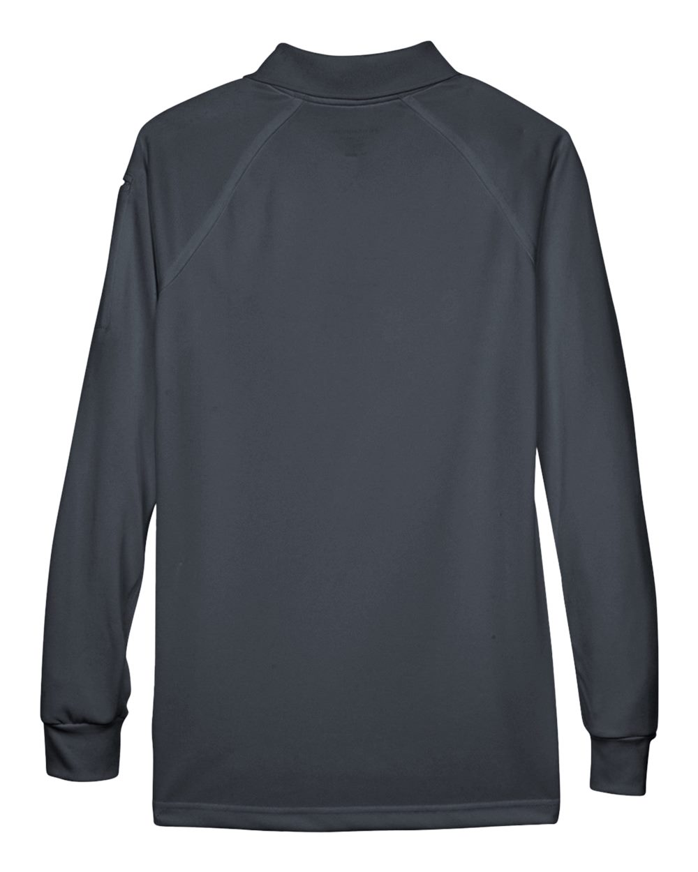 Front View of Dark Charcoal Women's Advantage Long Sleeve Tactical Polo - M211LW