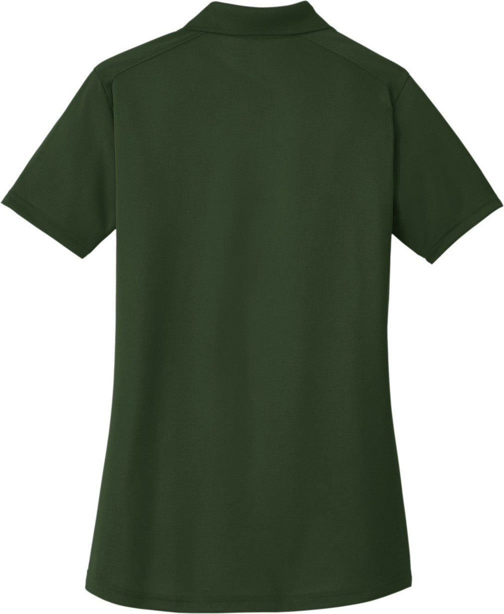 Front View of Dark Green CornerStone Women's Select Lightweight Snag-Proof Polo. CS419