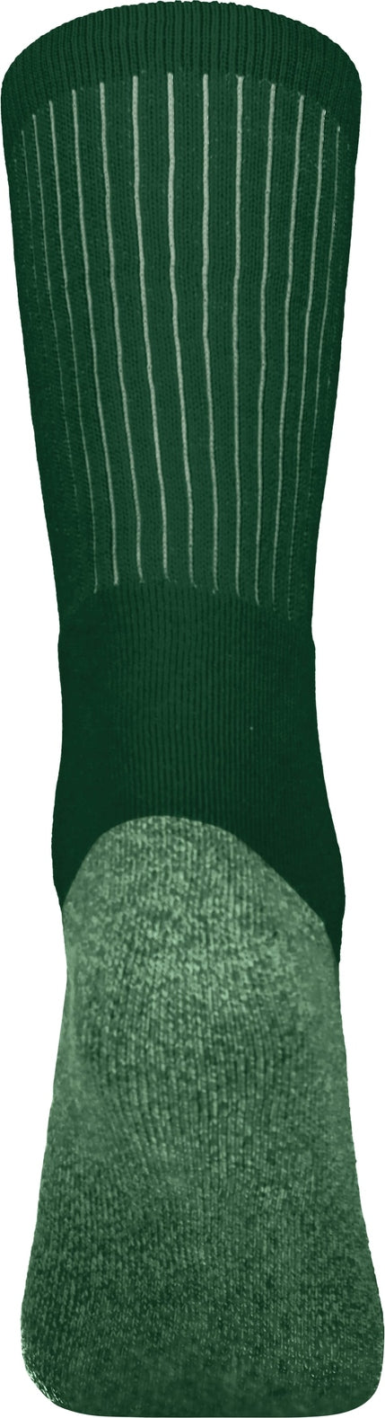 Rear View of DARK GREEN TONAL CREW SOCK