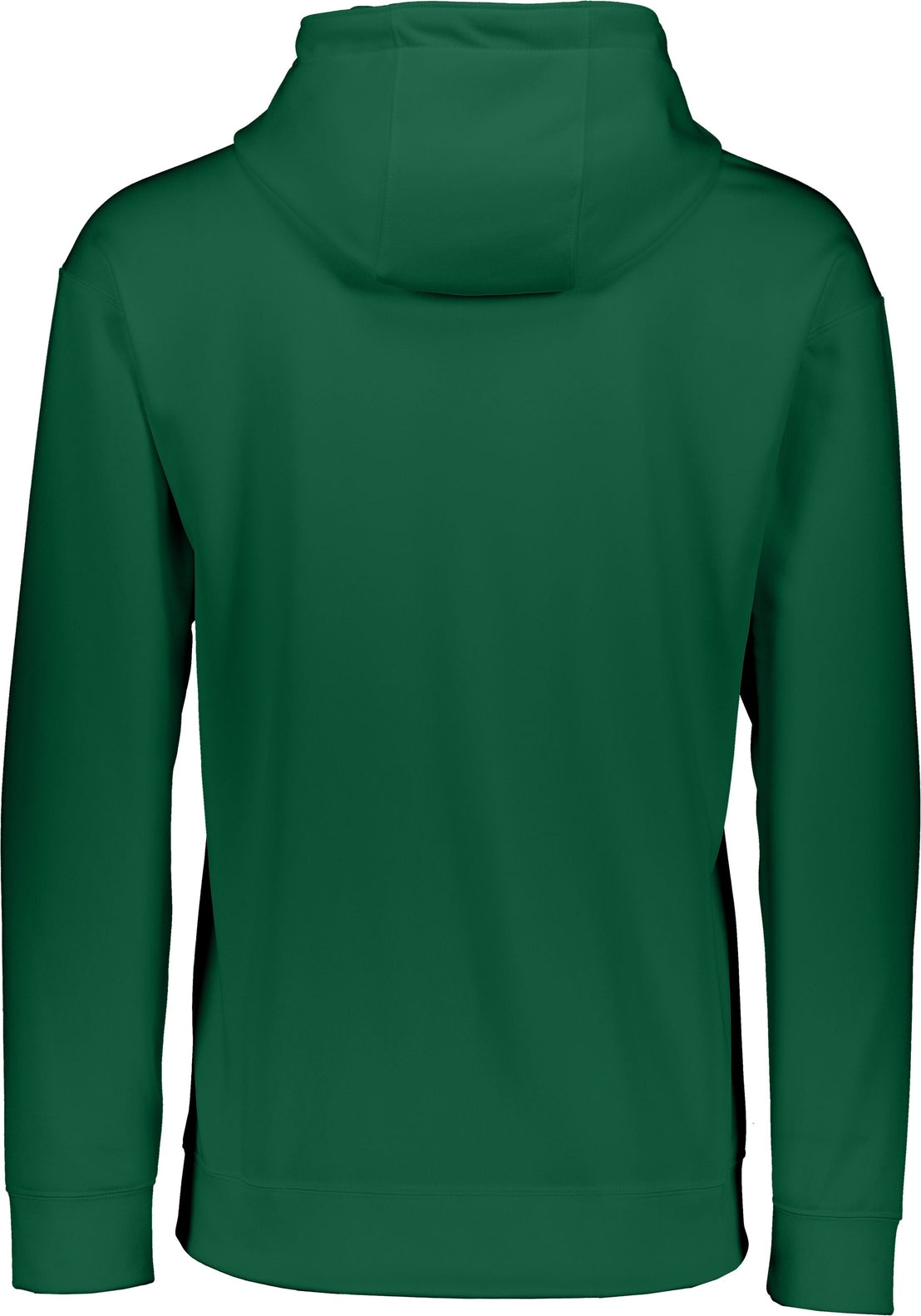 Rear View of DARK GREEN YTH WCKNG FLCE HOOD SWEATSHIRT