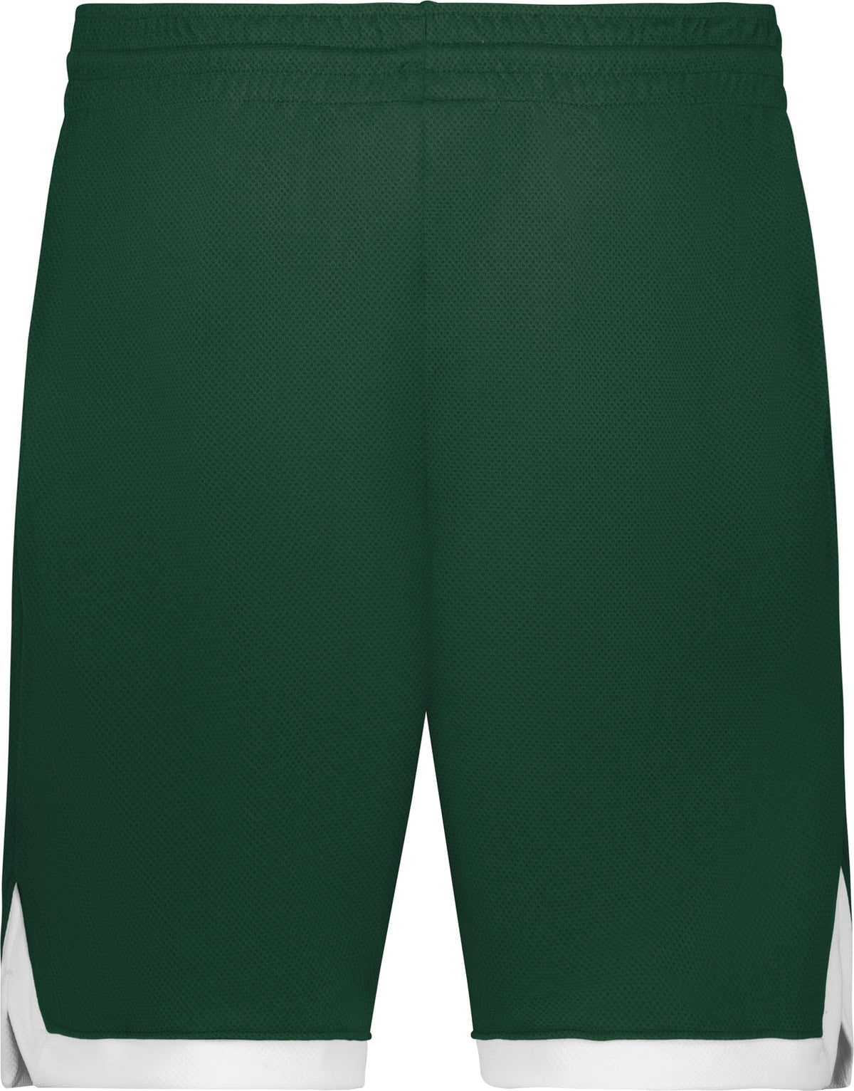 Rear View of DARK GREEN/WHITE COOLCORE ELITE SHORTS