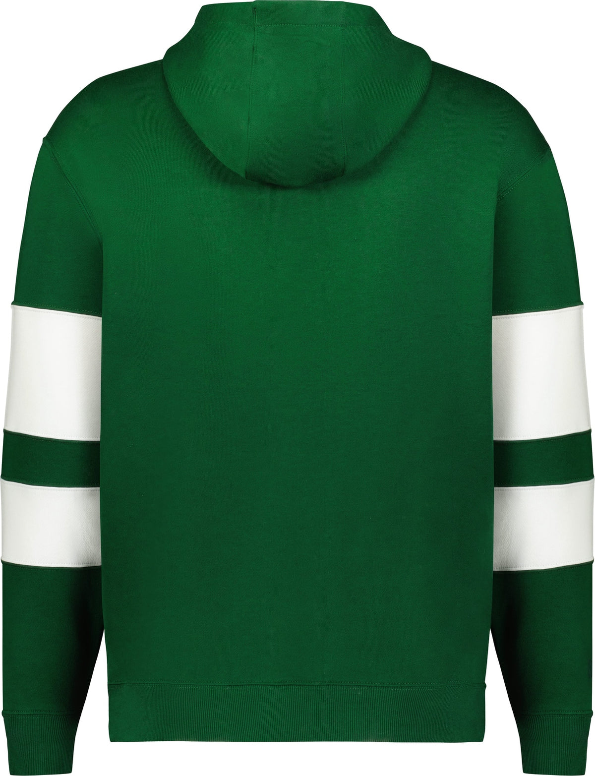 Rear View of DARK GREEN/WHITE JACKSON WAY HOODIE