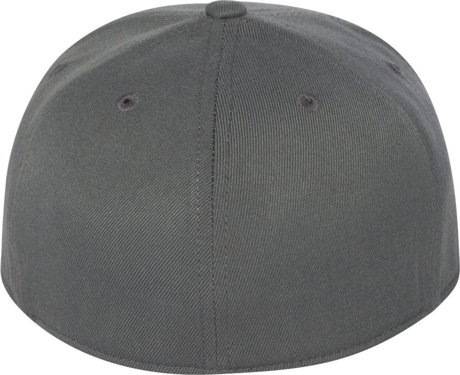 Front View of Dark Grey 210® Flat Bill Cap - 6210FF