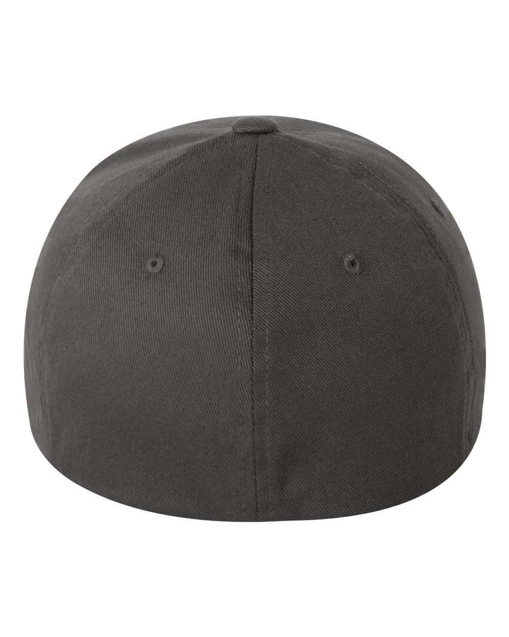 Front View of Dark Grey Cotton Blend Cap - 6277