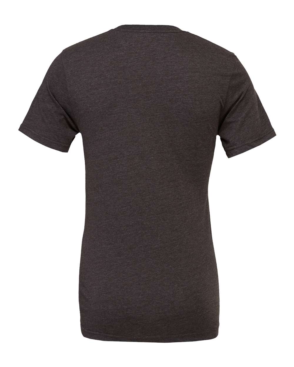 Front View of Dark Grey Heather CVC Jersey Tee - 3001CVC