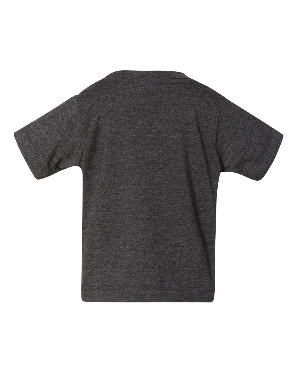 Front View of Dark Grey Heather Infant Jersey Tee - 3001B