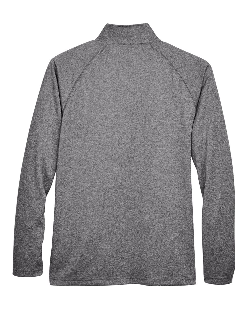 Front View of Dark Grey Heather Men's Stretch Tech-Shell® Compass Full-Zip Jacket - DG420