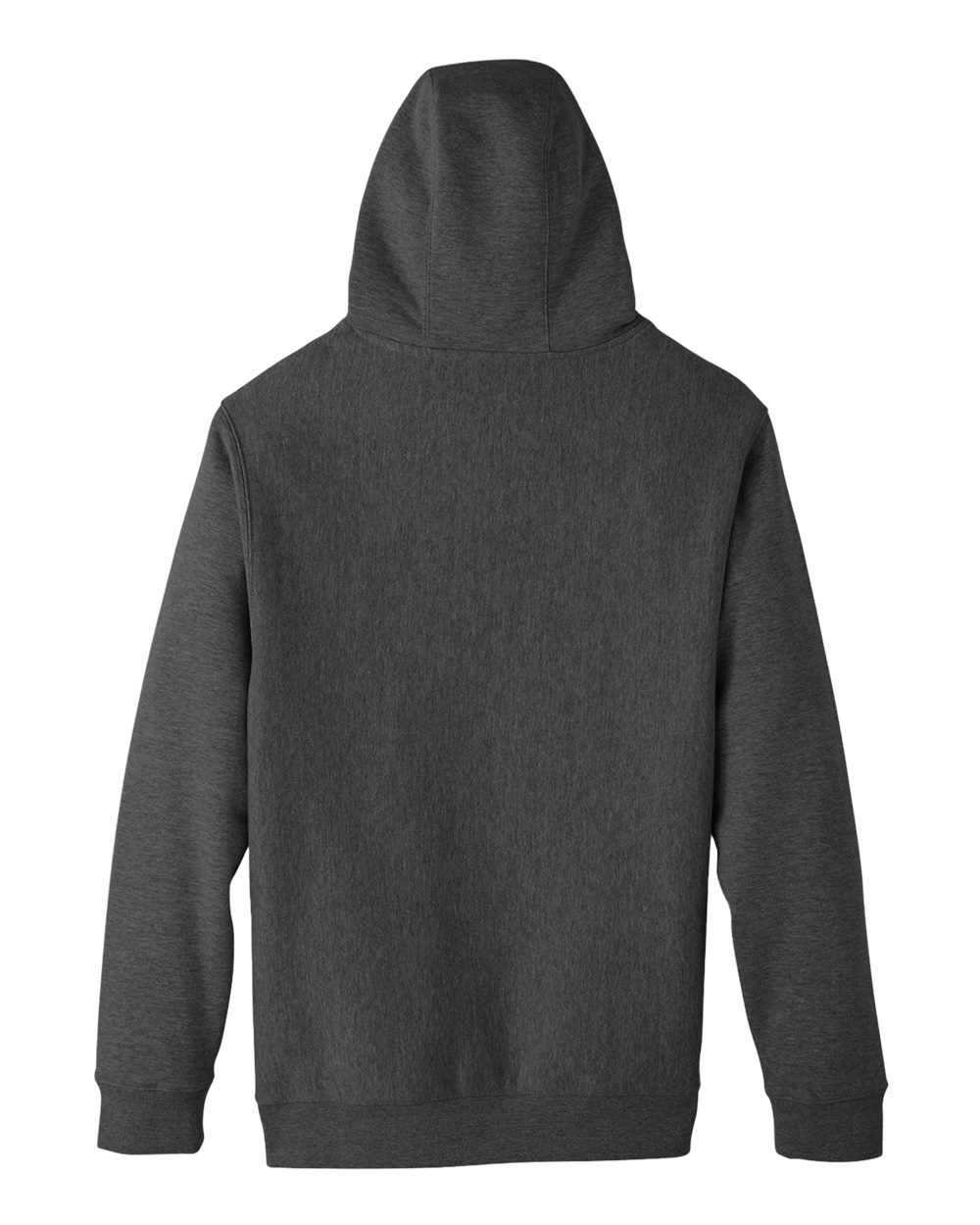 Front View of Dark Grey Heather Unisex Zone HydroSport™ Heavyweight Pullover Hooded Sweatshirt - TT96